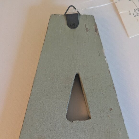 NWT Rustic Letter 'A' Wood Sign Distressed Farmhouse Michael's Home Wall Decor - Picture 5 of 6